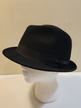 Country Gentleman Lite Felt Wool Hat - Black Sz L